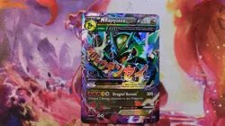 Pokemon Mega Rayquaza EX Holo Card 61/108 Roaring Skies - Image 1