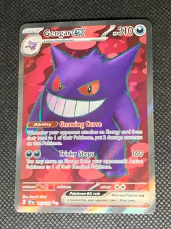 Gengar ex 193/162 - Temporal Forces Pokemon Card - NM - Image 1