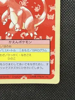 Pokemon Card Japanese Charmeleon No. 005 Top sun Topsun Nintendo 1995 Blue Back - Image 4