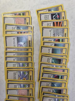 Pokemon Card Base Set Trainer Lot TCG Vintage Large Card Lot WOTC Trading Cards - Image 2