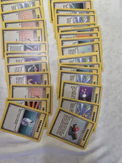 Pokemon Card Base Set Trainer Lot TCG Vintage Large Card Lot WOTC Trading Cards - Image 4