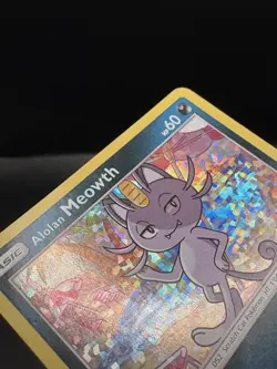 Alolan Meowth 10/12 - McDonald's Promo Holo Pokemon Card MP - Image 5