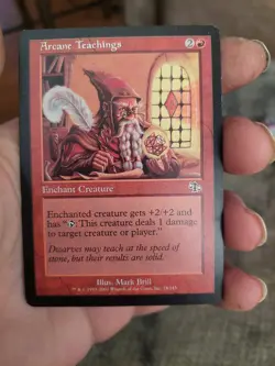mtg magic: the gathering card: arcane teachings - Image 1
