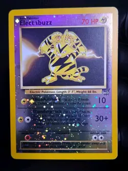 Electabuzz Best of Game Promo #1 NM Pokemon Card 2002 Black Star Promo - Image 1