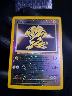 Electabuzz Best of Game Promo #1 NM Pokemon Card 2002 Black Star Promo - Image 2