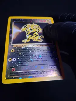 Electabuzz Best of Game Promo #1 NM Pokemon Card 2002 Black Star Promo - Image 3