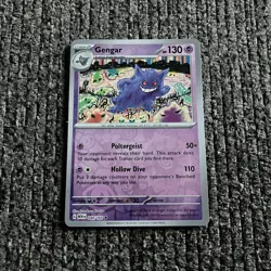 Pokemon TCG Gengar 094/165 Reverse Holo Scarlet Violet 151 Card - Image 1