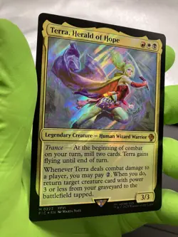 Terra, Herald of Hope Surge Foil - FIC 0223 NM - MTG Final Fantasy - Image 1