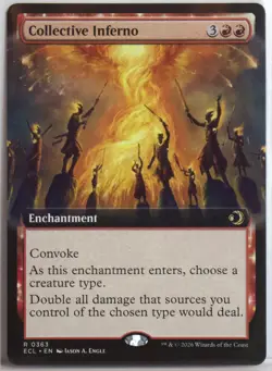 Collective Inferno [New, Near Mint] Extended Art {Lorwyn Eclipsed} - Image 1