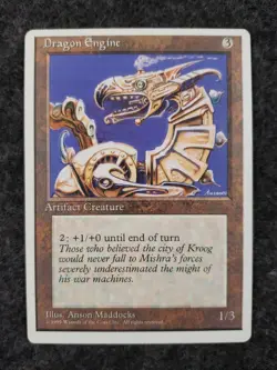 Magic the Gathering ~ MTG ~ 1x Dragon Engine ~ LP ~ 4th Edition.......(DS3D1L8) - Image 3