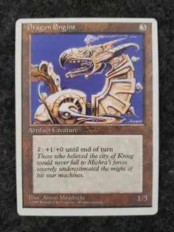 Magic the Gathering ~ MTG ~ 1x Dragon Engine ~ LP ~ 4th Edition.......(DS3D1L8) - Image 5