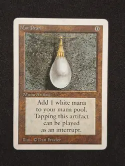 Lote Magic The Gathering vintage 3 cartas Mox Pearl,Candelabra o Townos,Juzam - Image 1