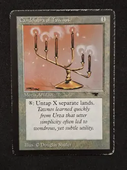 Lote Magic The Gathering vintage 3 cartas Mox Pearl,Candelabra o Townos,Juzam - Image 2