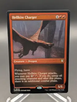 Hellkite Charger (Foil Etched) Commander Masters Foil - Image 1