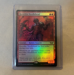 Razorkin Needlehead Duskmourn: House of Horror Foil NM MTG Magic: the Gathering - Image 1