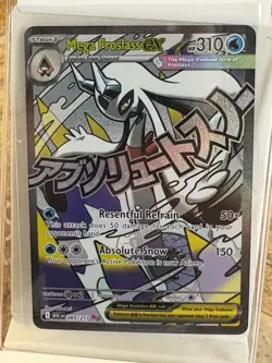 Pokemon Mega Froslass EX 265/217 ASC Set Foil Mega Evolution EX Card - Image 1