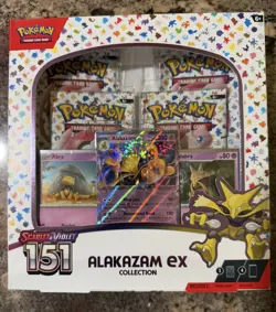 Pokemon Scarlet & Violet 151 Alakazam EX Collection Box New Factory Sealed 🔥 - Image 1