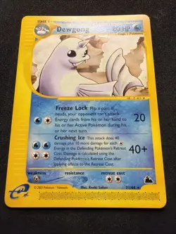 DEWGONG 7/144 Skyridge NON-HOLO Rare Pokemon TCG NM - Image 1