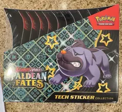 Pokemon Scarlet & Violet Paldean Fates Tech Sticker Collection Box 36 packs! - Image 2