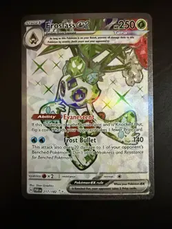 Pokemon TCG Froslass EX Paradox Rift 217/182 Ultra Rare Full Art Holo - Image 1