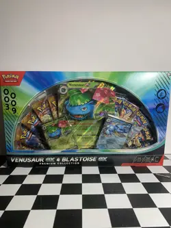 Venusaur ex Blastoise ex Premium Collection GameStop Exclusive - Pokemon TCG NEw - Image 1