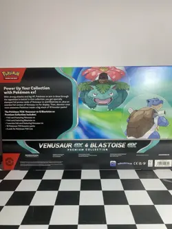 Venusaur ex Blastoise ex Premium Collection GameStop Exclusive - Pokemon TCG NEw - Image 2