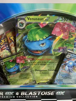 Venusaur ex Blastoise ex Premium Collection GameStop Exclusive - Pokemon TCG NEw - Image 3