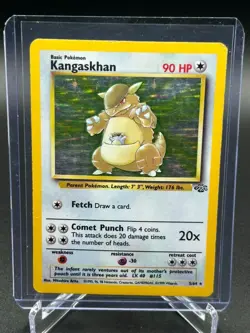Pokemon TCG Kangaskhan Jungle 5/64 Holo Vintage LP - Image 1
