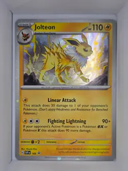 Pokemon TCG Jolteon 169 Cosmos Holo Black Star Promo Prismatic Evolutions NM - Image 1