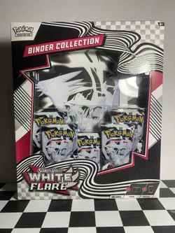 POKEMON TCG Scarlet & Violet WHITE FLARE Binder Collection - Image 1