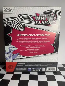 POKEMON TCG Scarlet & Violet WHITE FLARE Binder Collection - Image 3