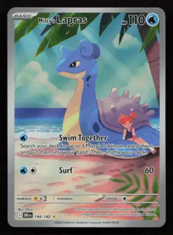 Misty's Lapras #194/182 SV10: Destined Rivals Pokemon (1A) - Image 1