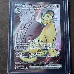 Pokemon TCG - Team Rocket's Persian ex 219/182 Ultra Rare Destined Rivals - Image 1