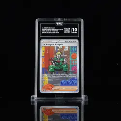 2025 POKEMON MEG EN-MEGA EVOLUTION #185 LT. SURGE'S BARGAIN TAG 10 - Image 1