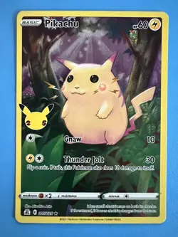2021 POKEMON CELEBRATIONS : Pikachu #5 + Cleffa #20 + Zekrom #10 + Claydol #15 - Image 3