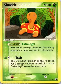 Shuckle 47/115 Uncommon Unseen Forces Pokemon NM - Image 1