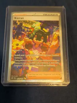 Kieran - 218/167 - Pokemon Twilight Masquerade Special Illustration Rare NM - Image 1