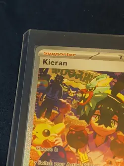 Kieran - 218/167 - Pokemon Twilight Masquerade Special Illustration Rare NM - Image 2
