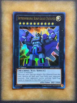Yugioh Superdimensional Robot Galaxy Destroyer REDU-EN044 Ultra Rare 1st Ed LP - Image 1