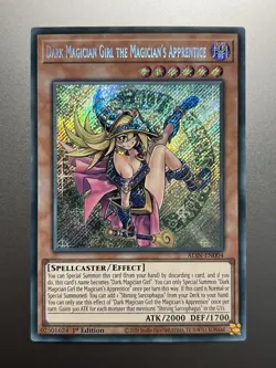 Yugioh - Dark Magician Girl The Magician's Apprentice Secret Rare ALIN-EN004, NM - Image 1