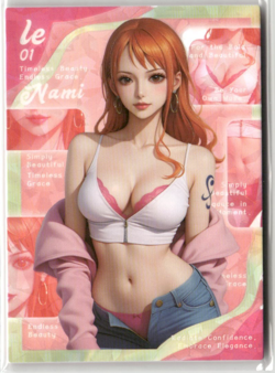 NAMI LE LE-01 Timeless Beauty One Piece Anime Collectible Card - Image 1