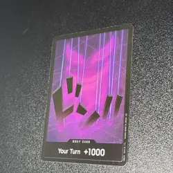 DON! Card Donquixote Doflamingo the Azure Sea's English, NM Foil Your Turn +1000 - Image 2
