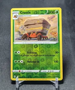 Crustle Uncommon Reverse Holo Grass 2021 Pokemon TCG Evolving Skies Card 012/203 - Image 1