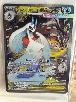 Pokemon Mega Froslass EX 275/217 ASC Set Holo 310 HP Mega Evolution EX Card - Image 1