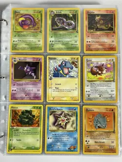 Pokemon Card Collection VTG Binder Holo Rare 1st E-Reader WoTC Cyndaquil Pidgeot - Image 3