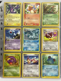 Pokemon Card Collection VTG Binder Holo Rare 1st E-Reader WoTC Eevee Glaceon - Image 1