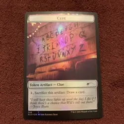 Clue Token Secret Lair Drop Foil 348 NM+ Unplayed Magic The Gathering MTG Card - Image 1