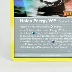 Holon Energy WP Reverse Holo Stamped Card EX Dragon Frontiers 86/101 Crease - Image 5