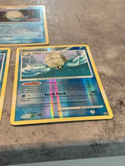 Lot Of 3 Pokemon Cards: Omanyte X 2, Omastar, Majestic dawn And Power Keepers - Image 3