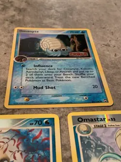 Lot Of 3 Pokemon Cards: Omanyte X 2, Omastar, Majestic dawn And Power Keepers - Image 4